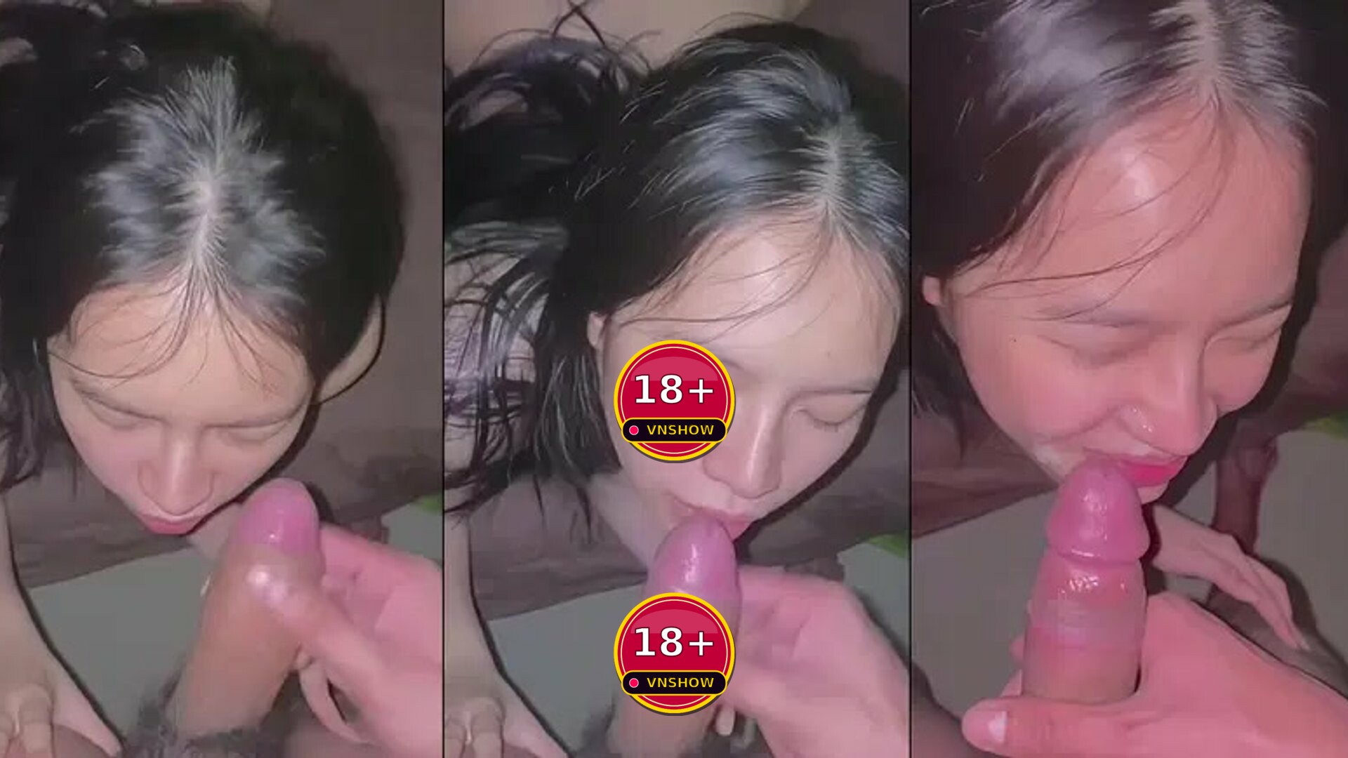 Nụ cười mãn nguyện của em khi được anh xuất từng dòng tinh nóng hổi lên mặt